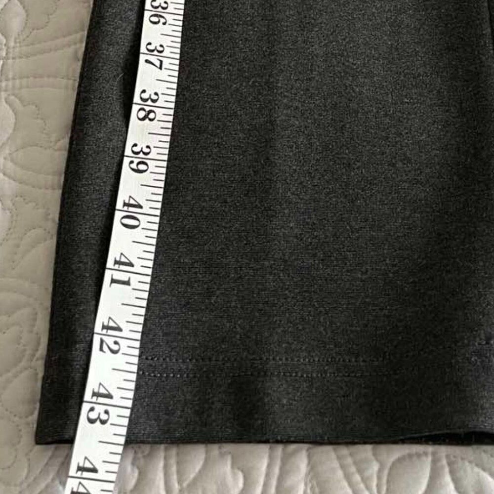 Lafayette 148 New York Grey straight knitted trousers for tall size 4 - Picture 12 of 13